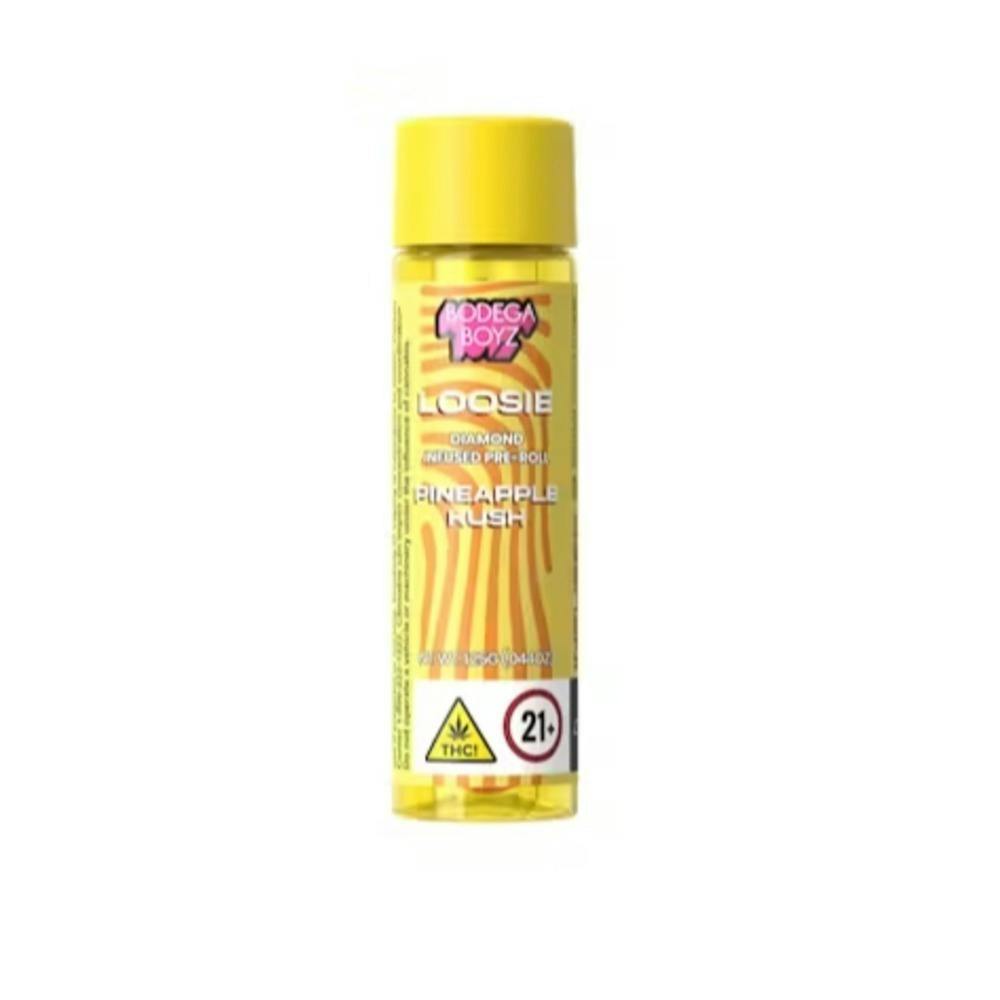 Bodega Boyz Pineapple Kush (H) Diamond Infused Preroll 1.25g
