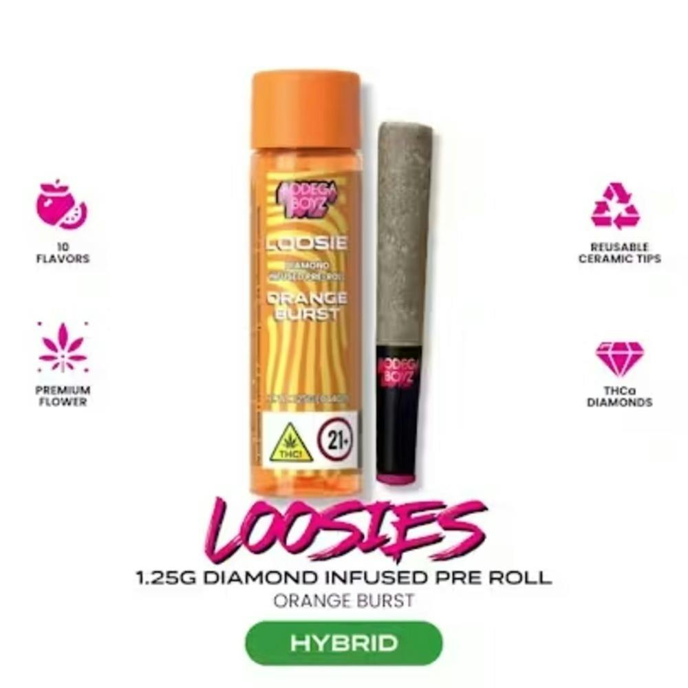 Bodega Boyz Orange Burst (S) Diamond Infused Preroll 1.25g