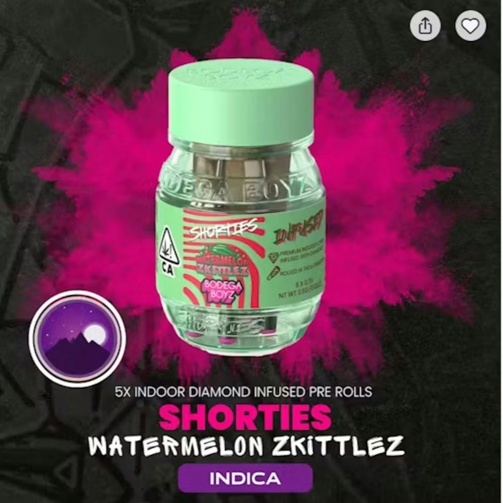 Bodega Boyz Watermelon Z (H) Infused Prerolls 5pk 3.5g