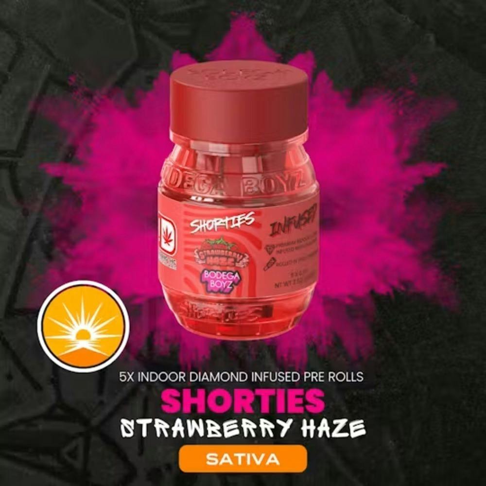 Bodega Boyz Strawberry Haze (H) Infused Prerolls 5pk 3.5g