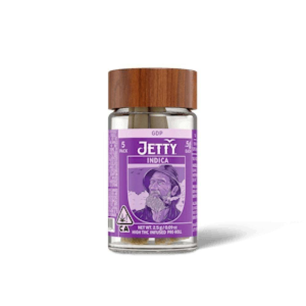 Jetty Pineapple Express x Banana Breath (H) High THC Preroll 5pk 2.5g