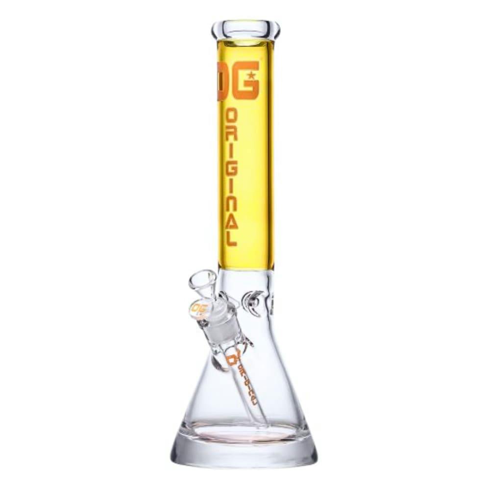 16" 7mm OG Original Coloured Beaker (Yellow)