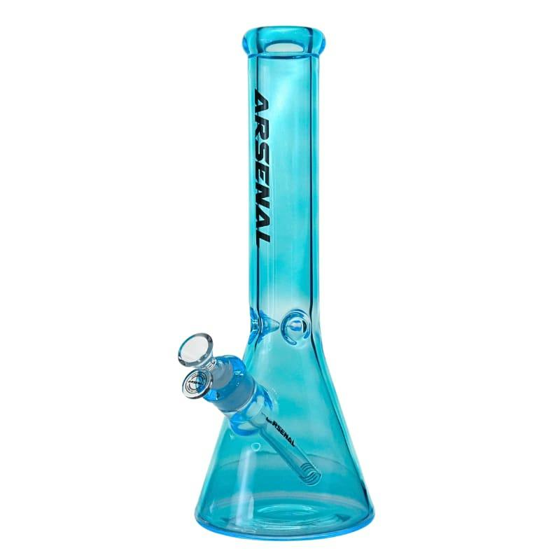 14" 7mm Arsenal Classic Coloured Beaker (Blue)