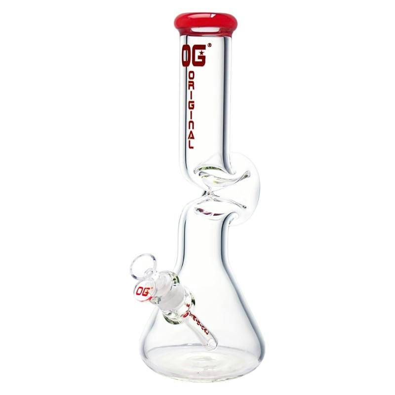14" OG Original Signature Curve Bong (Red)