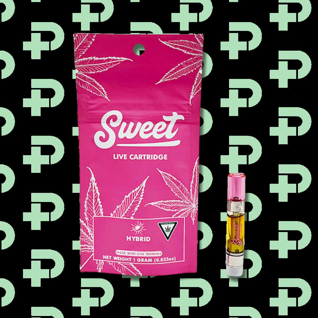 Sweet 1g Cart - Hybrid - Apple Fritter cannabis product