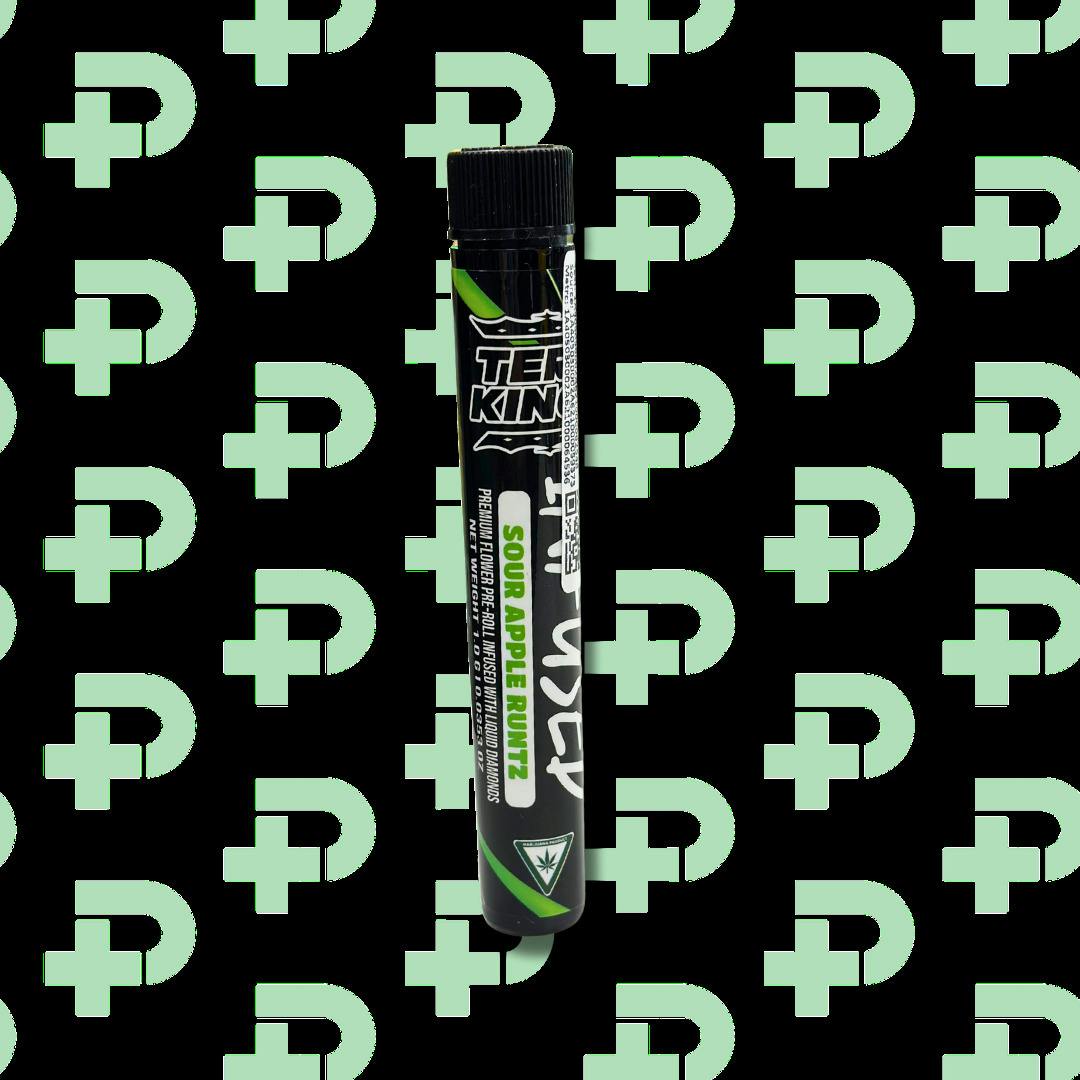 Terp Kings 1g Infused Preroll - Sour Apple Runtz