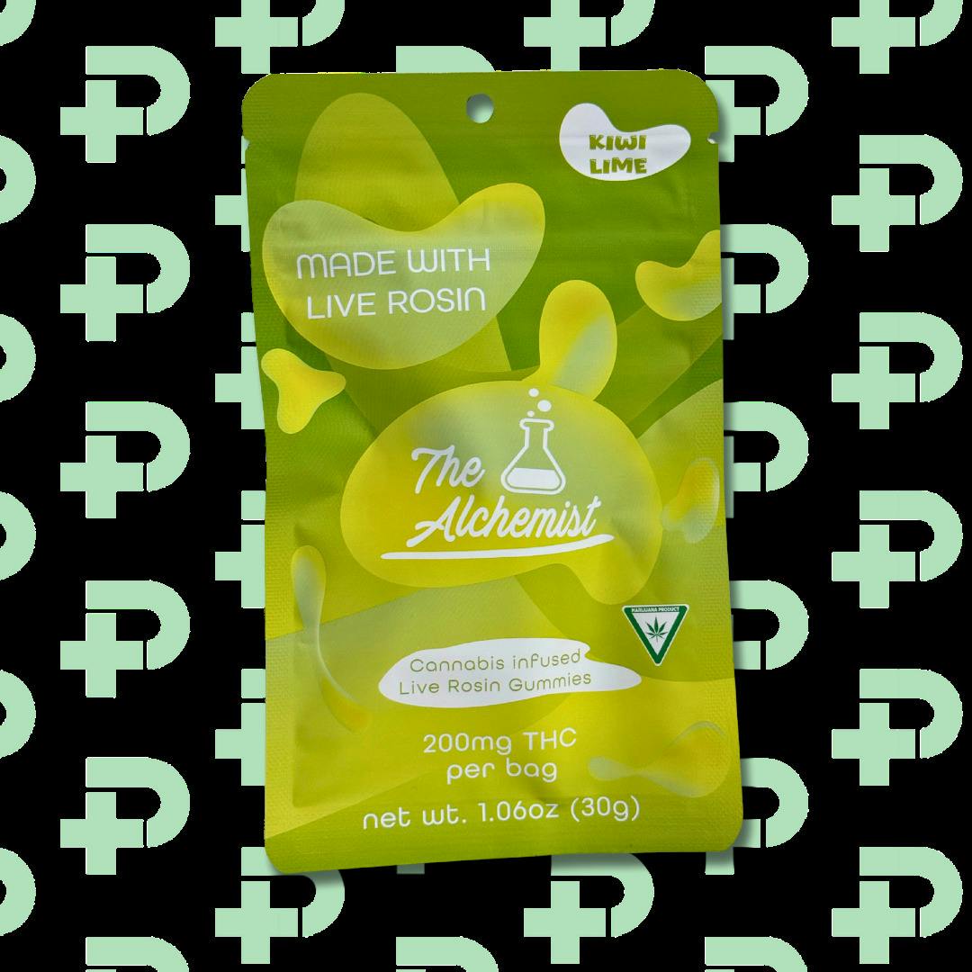 The Alchemist 200mg Live Rosin Gummies - Kiwi Lime