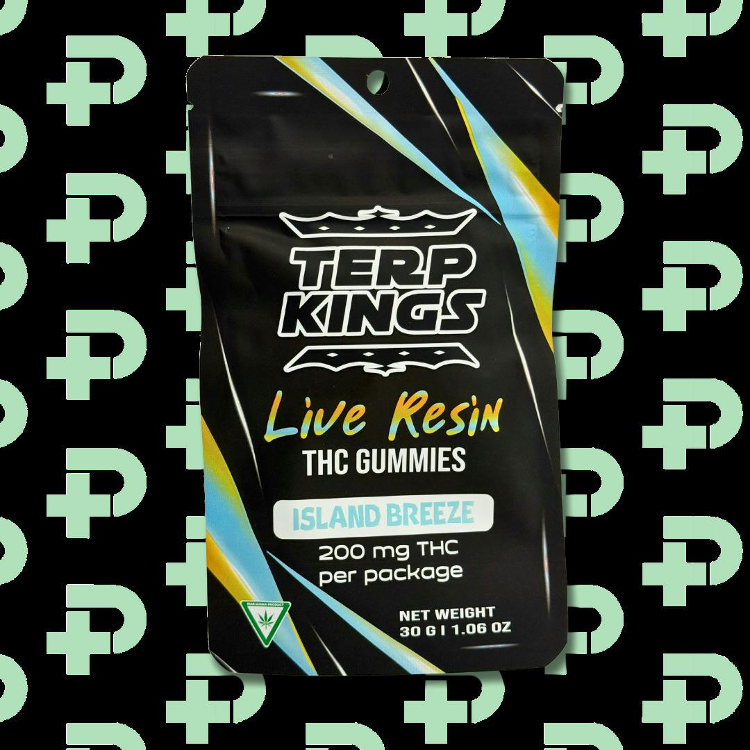 Terp Kings 200mg Live Resin Gummies - Island Breeze