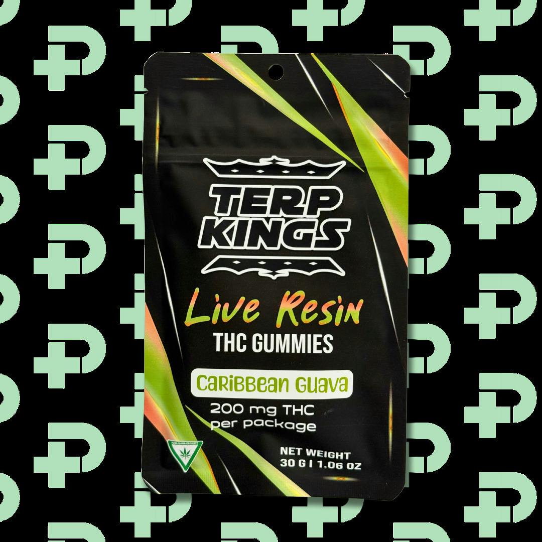 Terp Kings 200mg Live Resin Gummies - Caribbean Guava