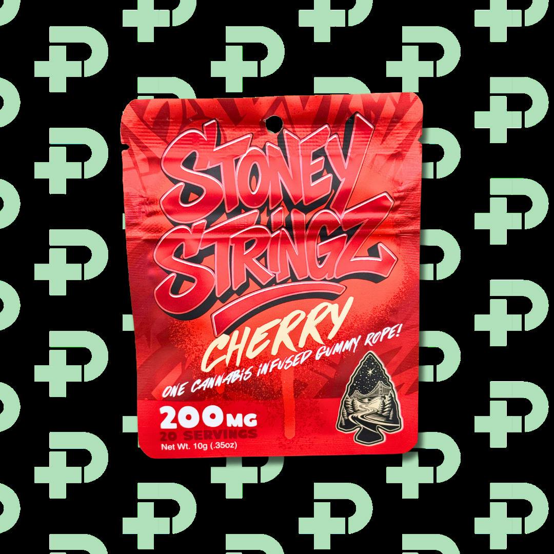 Stoney Stringz 200mg Gummy Rope - Cherry