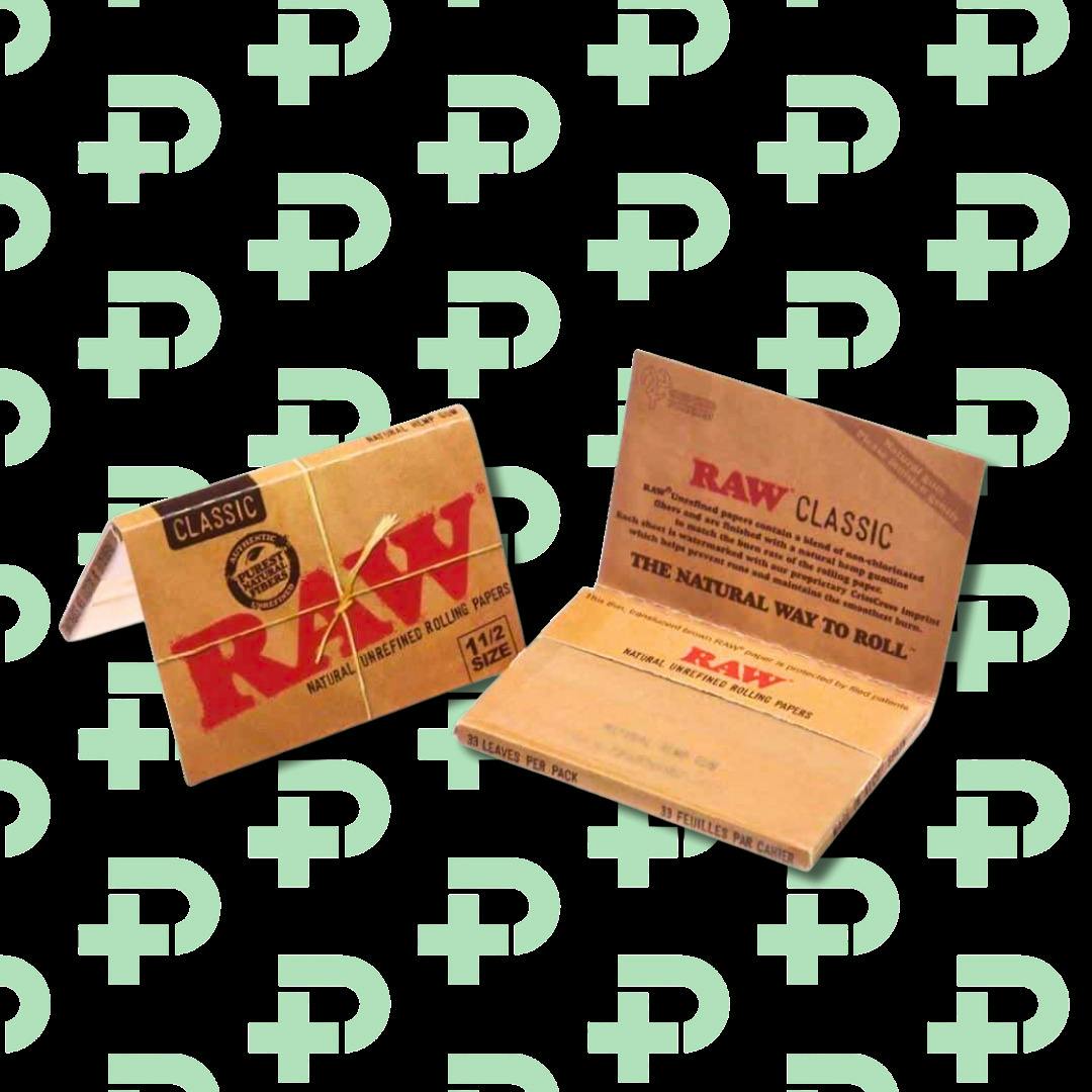 Raw Classic 1 1/2 Classic unbleached 33 papers per pack