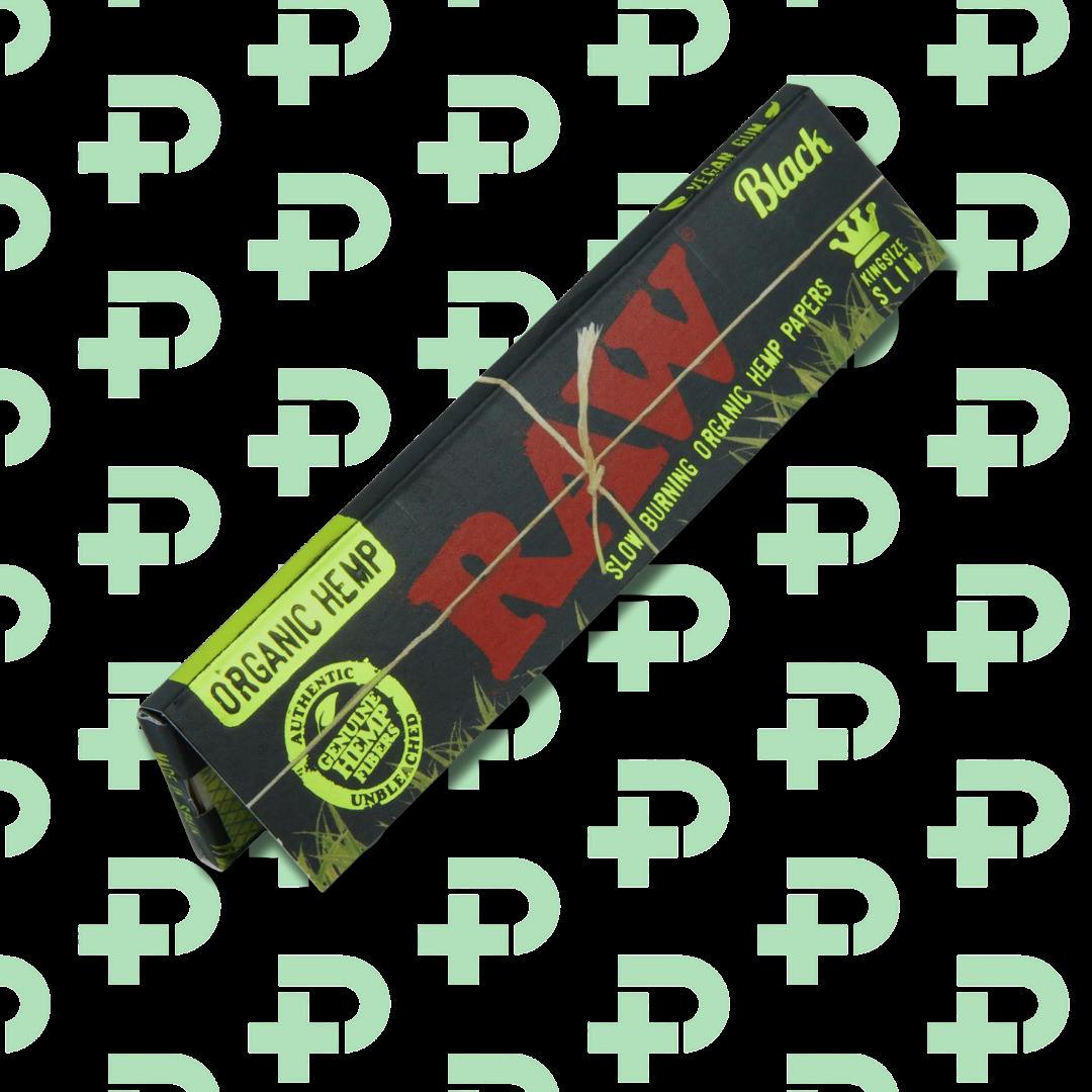 Raw Organic Hemp Black King Size Slim