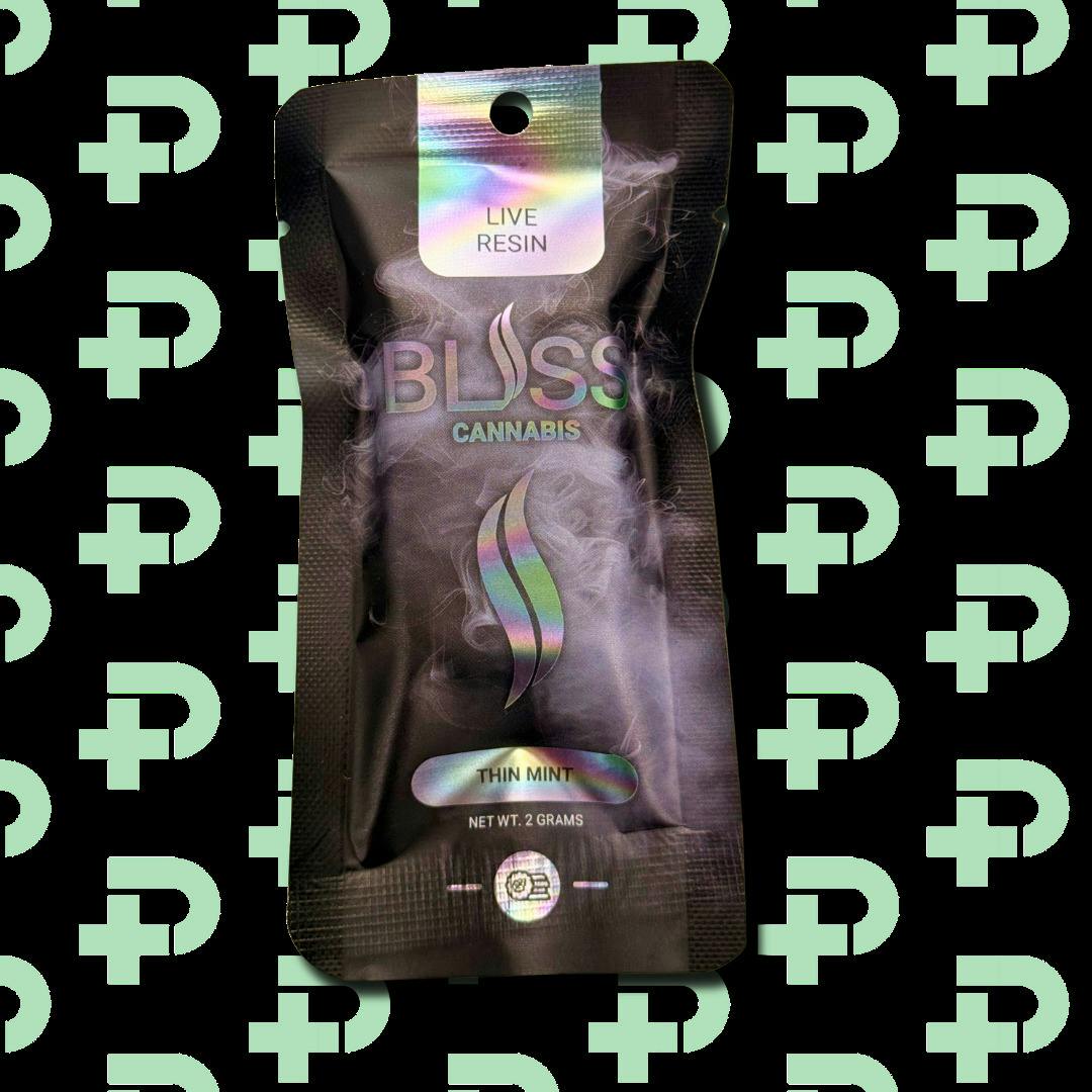 Bliss 2g Live Resin Disposable Vape - Hybrid - Thin Mint