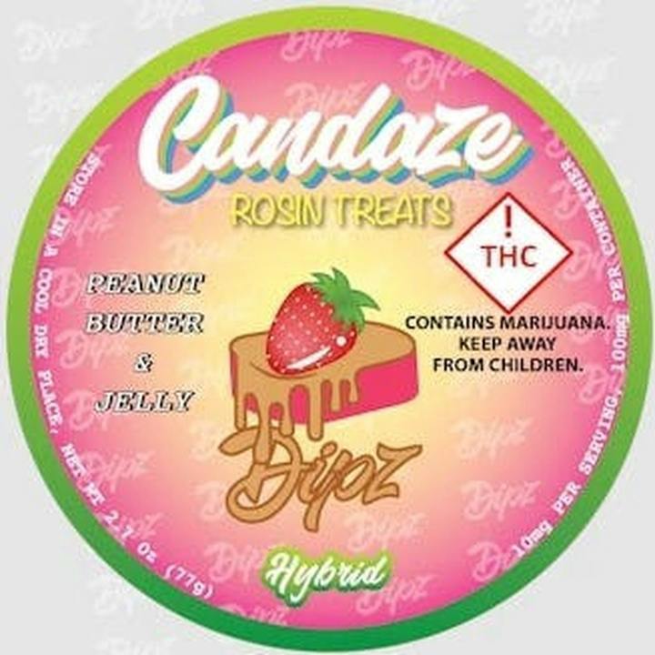 Peanut Butter & Strawberry Jelly - Dipped Rosin treats