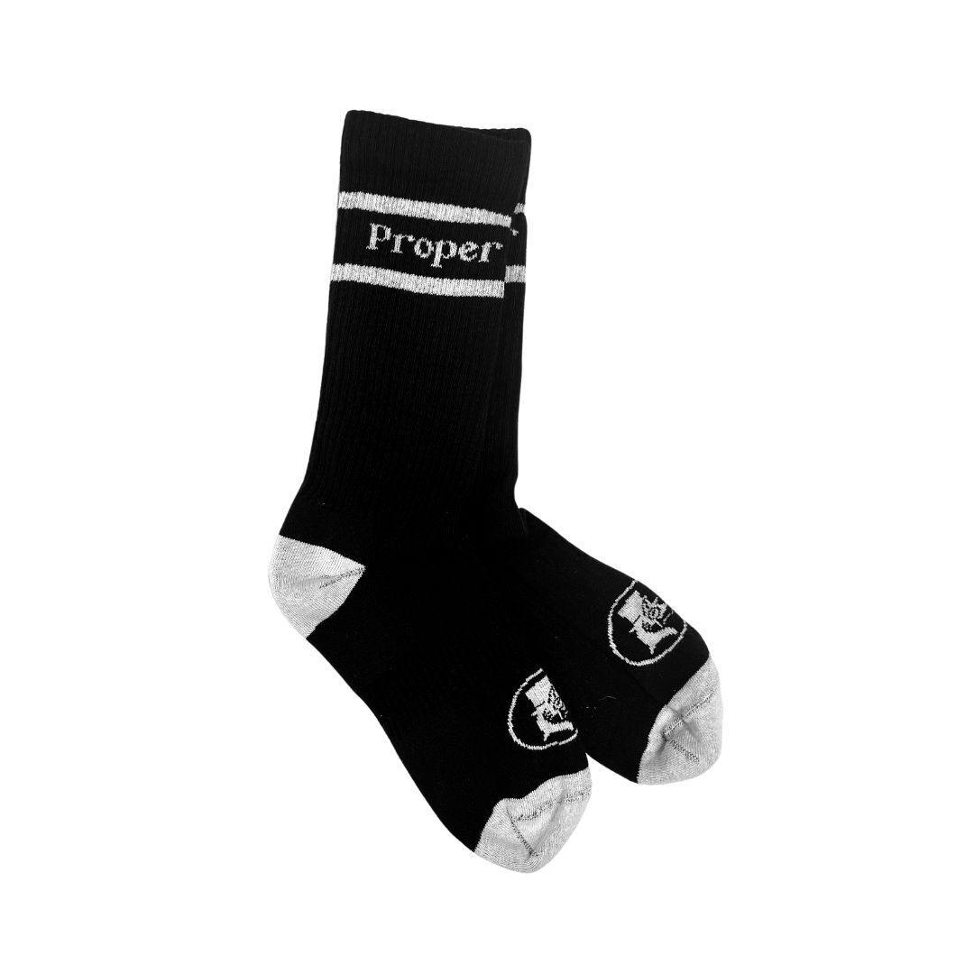 Black Proper Socks