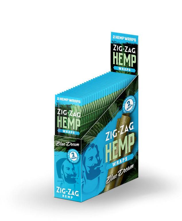 Zig Zag - Hemp Wraps - Blue Dream - 2 pk
