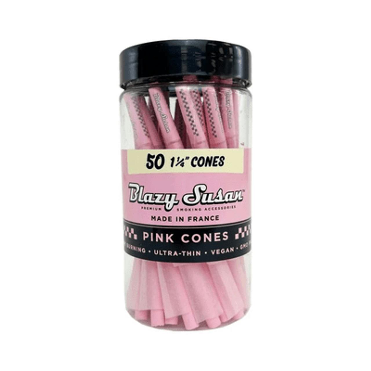 Blazy Susan - 1 1/4" Pink Cones - 50 pk