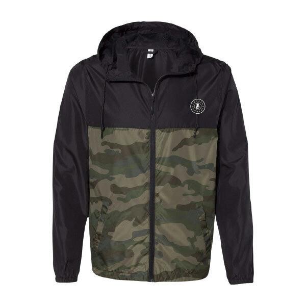 Proper Fox Windbreaker - Black/Forrest Camo