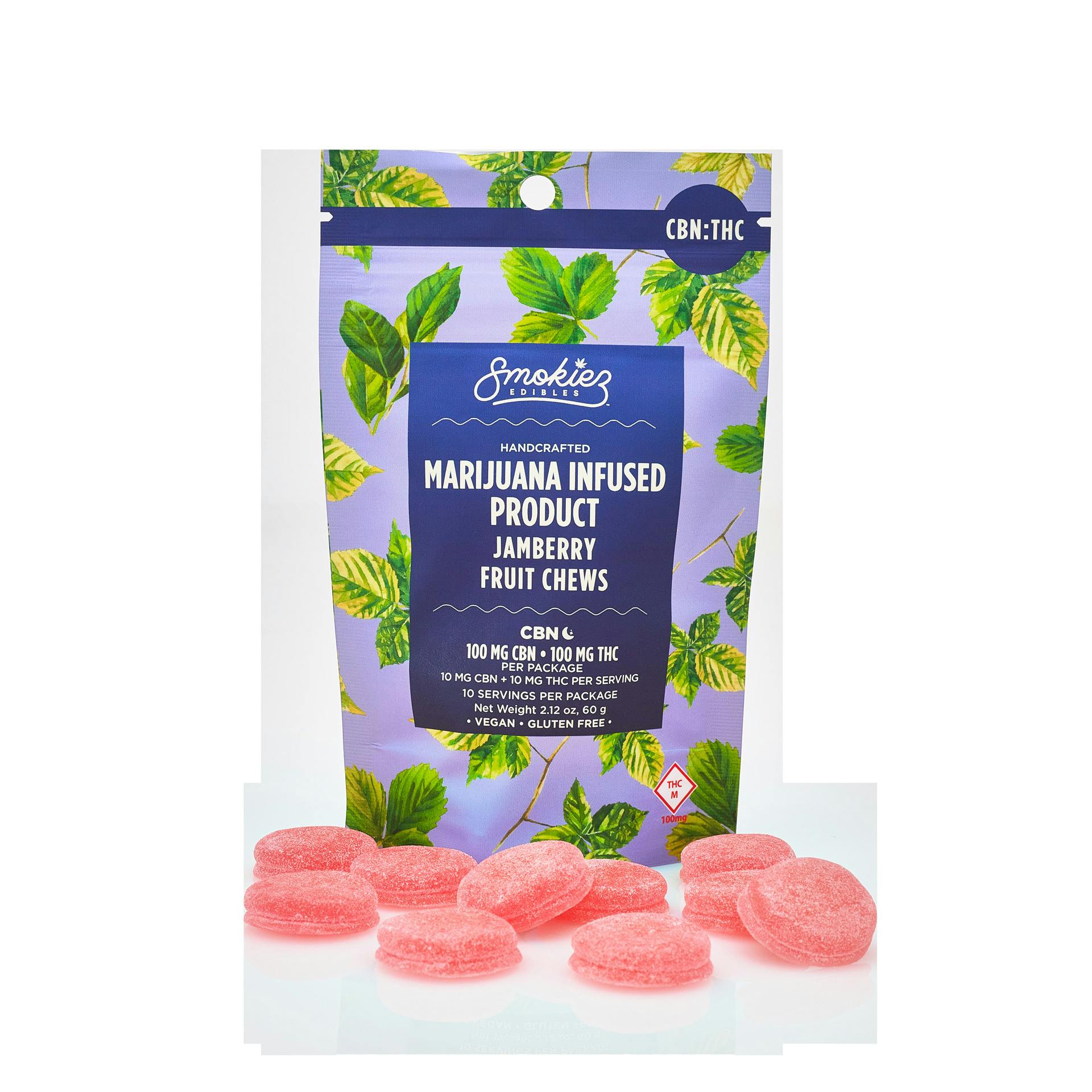 Smokiez - Gumdrops - Sweet Jamberry 1:1 CBN/THC