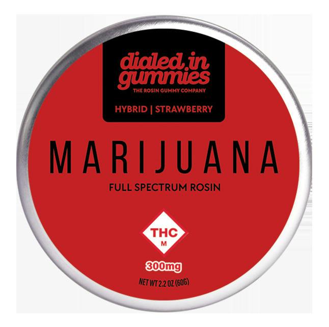 Strawberry High Dose Rosin Gummies