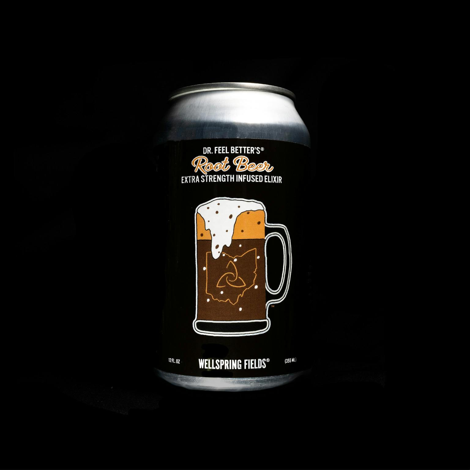 Wellspring Fields Extra Strength Root Beer Elixir 2pk Drink