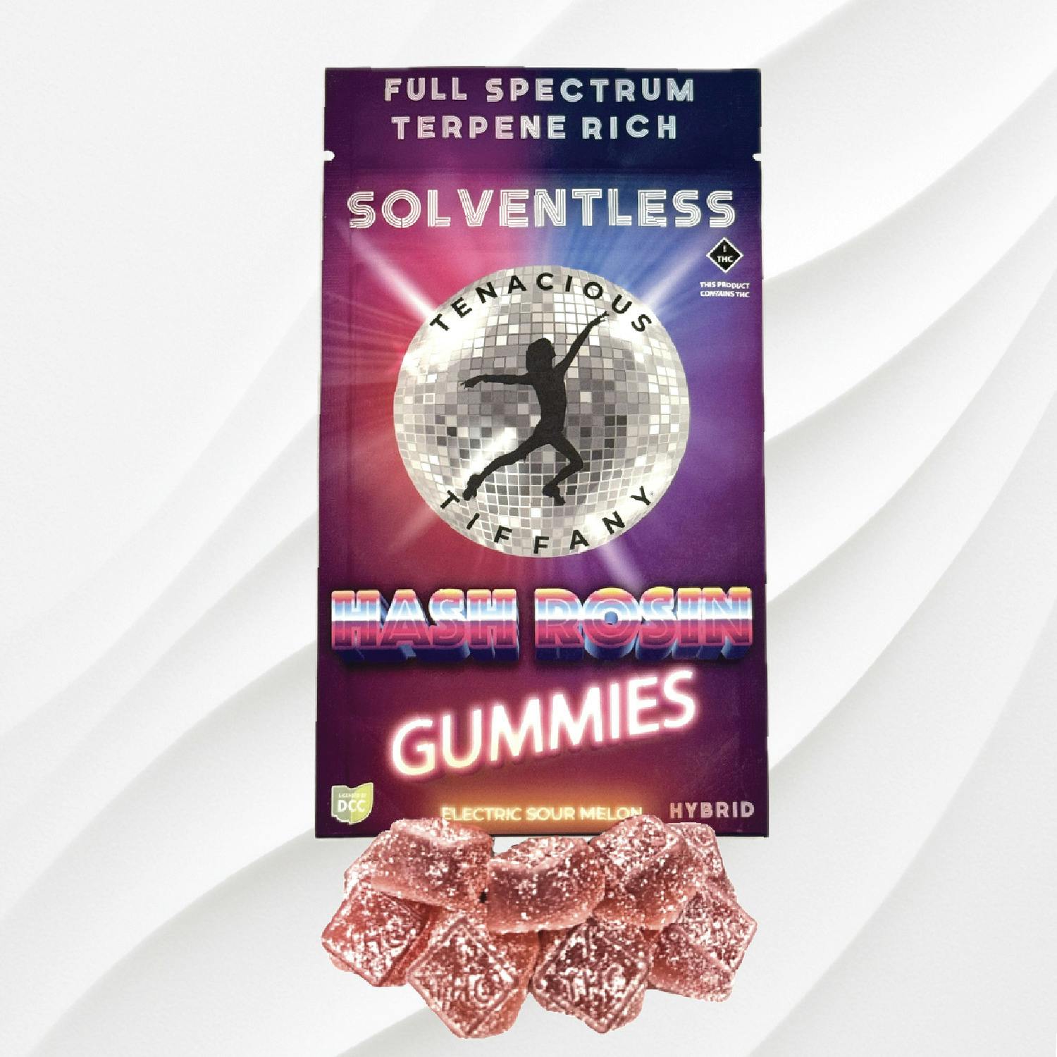 Ancient Roots Electric Sour Melon Rosin Gummies 10pk