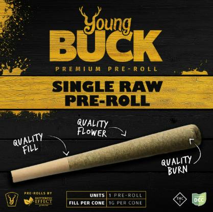 BE Young Buck - SLH Infused 1g Preroll Sativa
