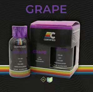 Certified Cultivators Grape CBN 4pk Drink