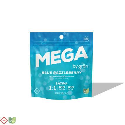 Gron Blue Razzleberry Megas 1:1 CBG