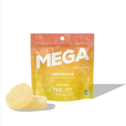 Gron Lemonade Megas THC 100MG