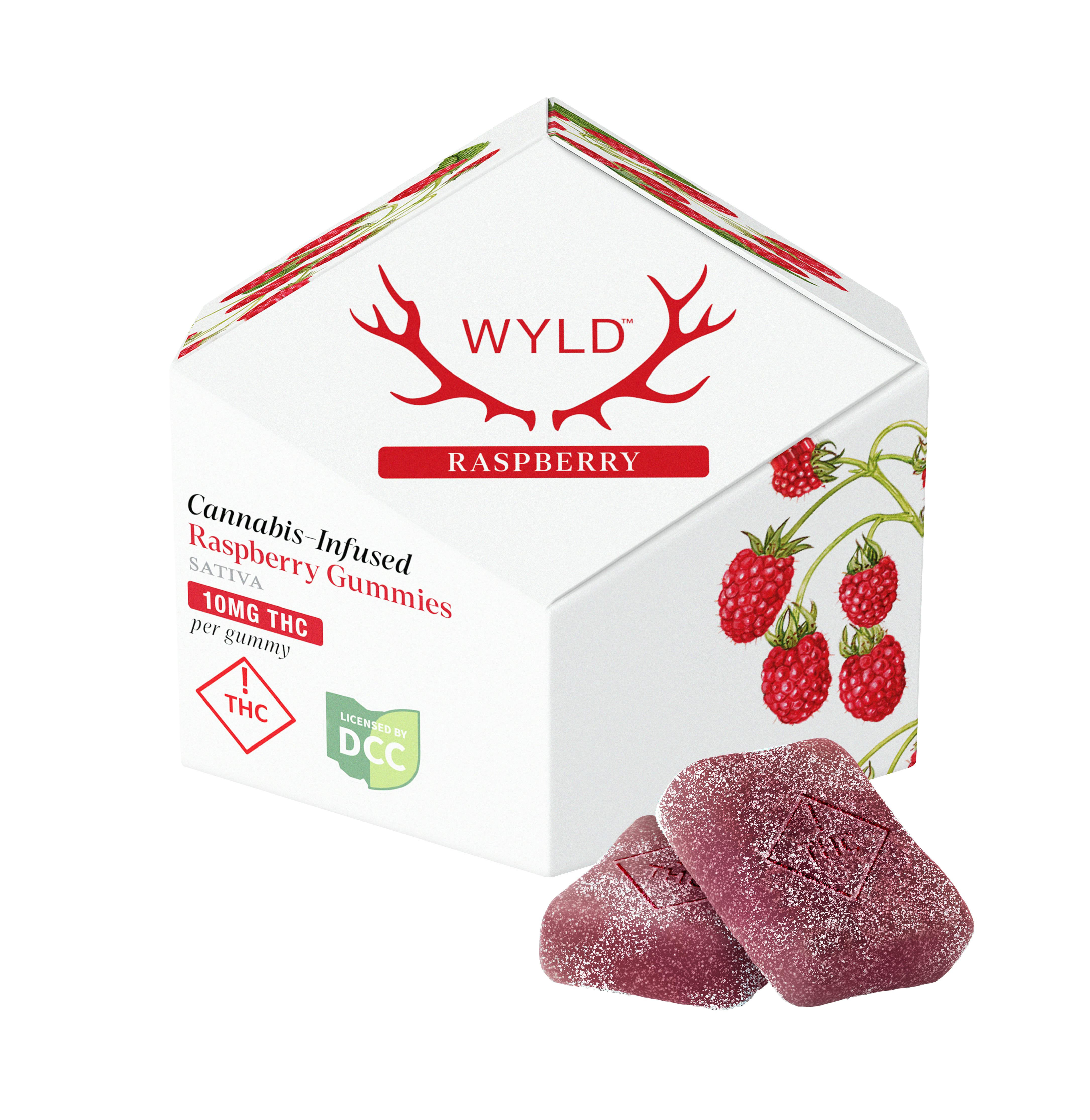Wyld - Raspberry Gummies 10pk