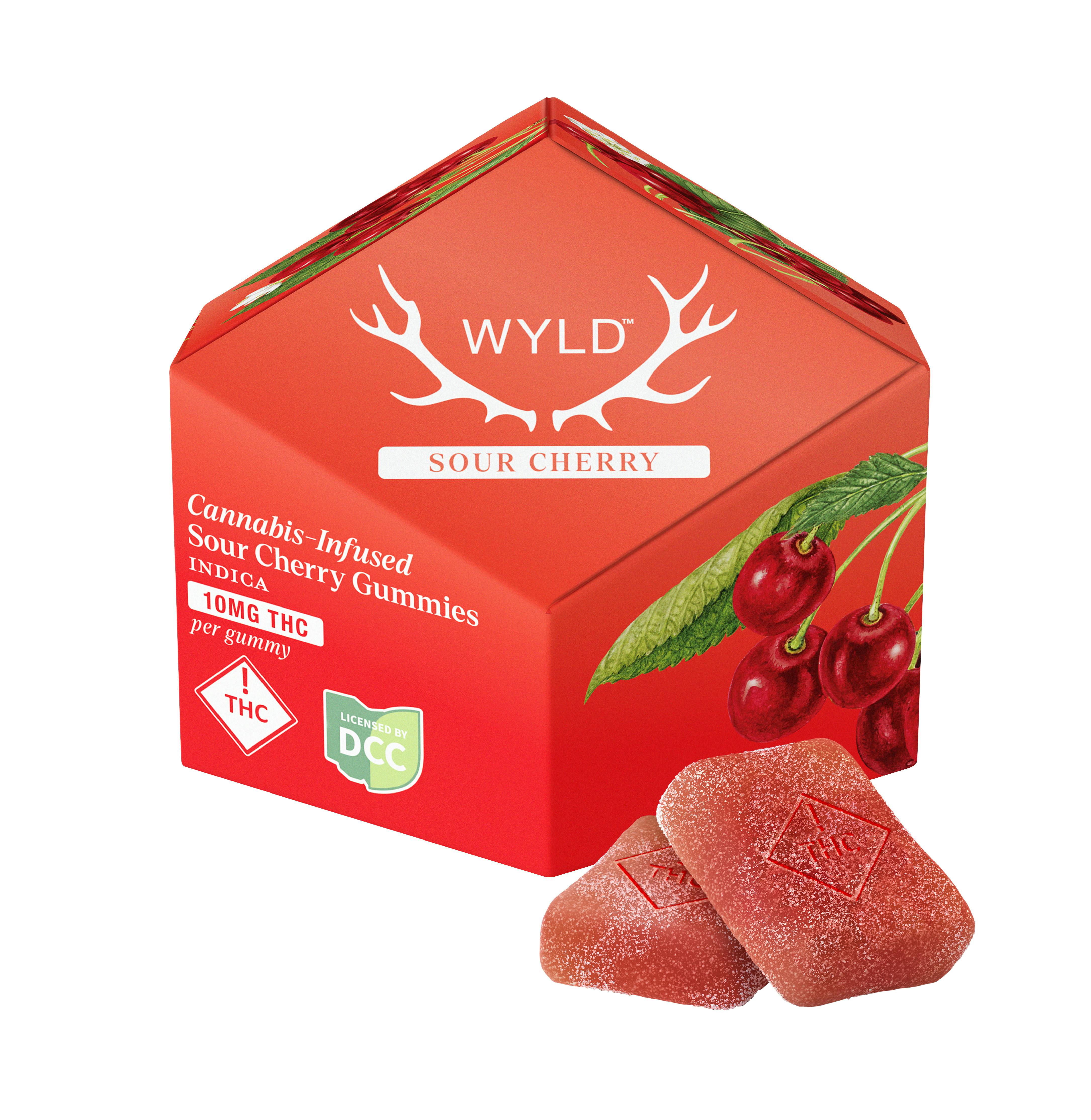 Wyld - Sour Cherry Gummies 10pk