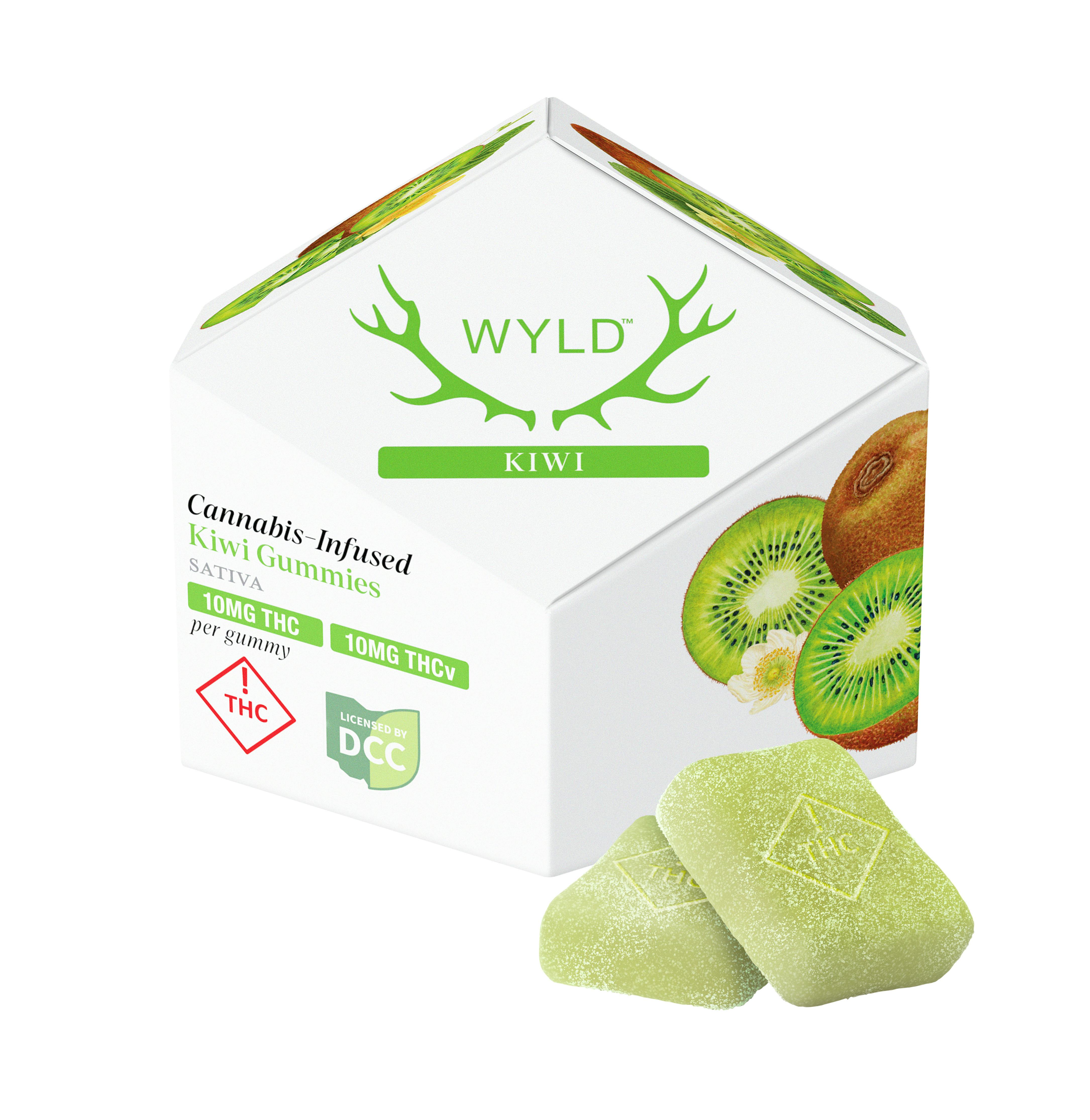 Wyld - Kiwi 1:1 Gummies 10pk