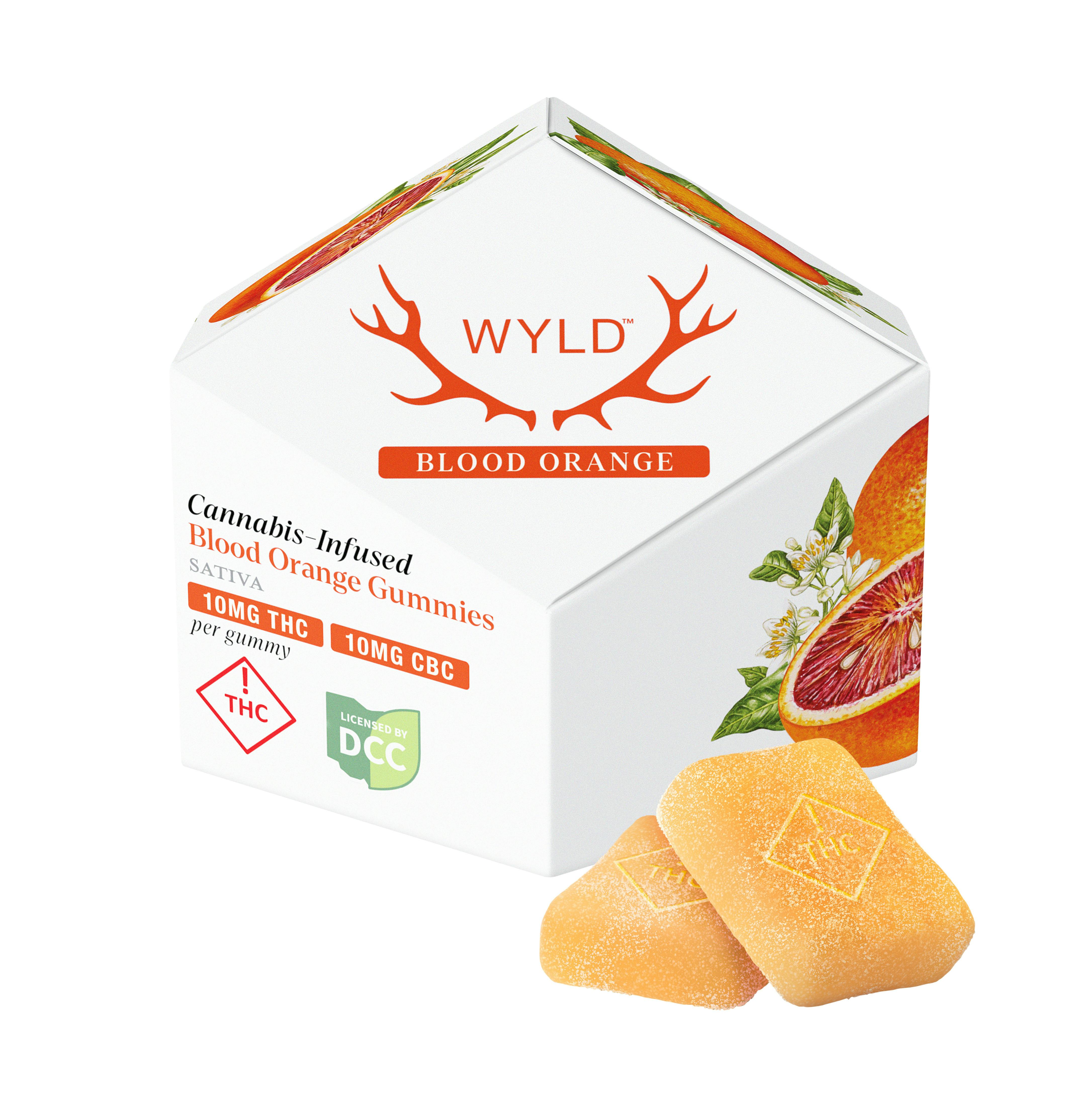 Wyld - Blood Orange 1:1 Gummies 10pk