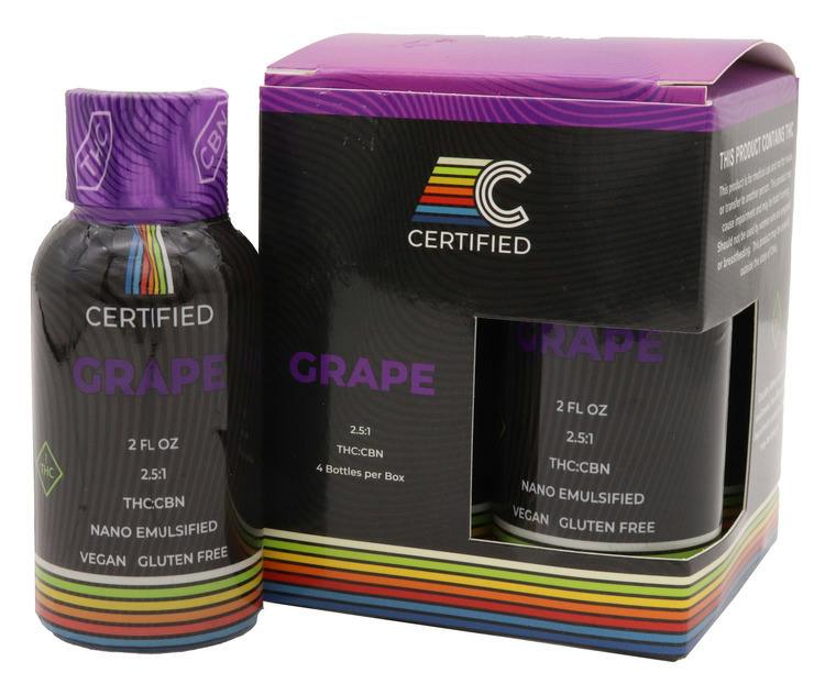 Certified Cultivators - Grape CBN Drink 4pk 40MG