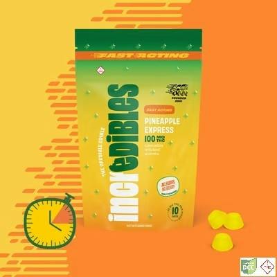 IncrEdibles Pineapple Express Gummies 10pk 100MG