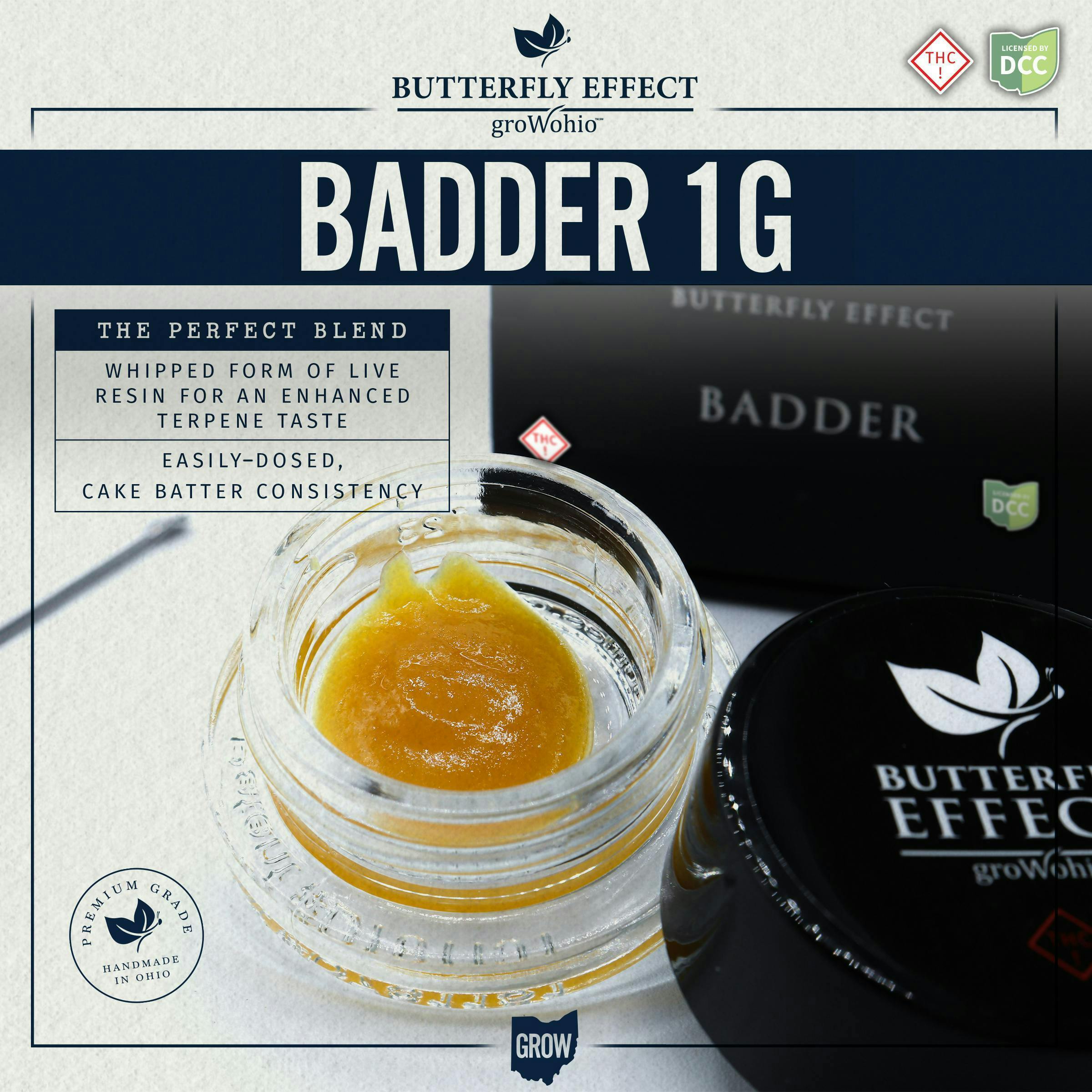 Butterfly Effect - Peach Dosi Sol 1G Badder