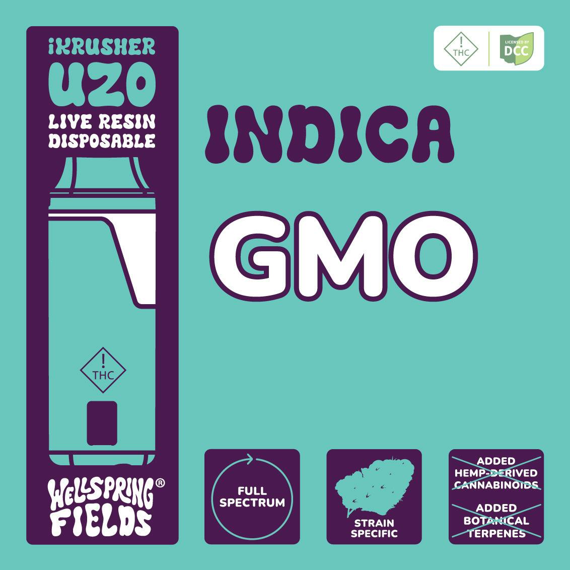 Wellspring Fields - GMO 1g Live Resin iKrusher