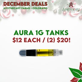 *December Deals* Aura Tanks 1g $12, 2 $20