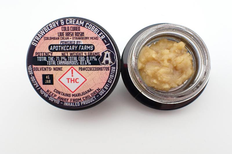 Strawberry & Cream Cobbler Live Hash Rosin Baller - I 4G