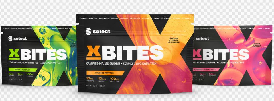Select X-Bites Strawberry Spacewalk Gummies 10mg ea | 10-Pack at Curaleaf Dispensary Ellsworth