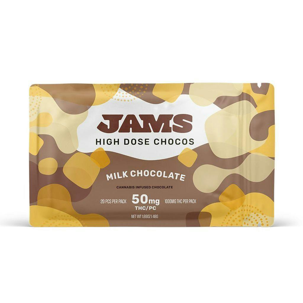 JAMS Choco's Milk Chocolate 50mg ea | 20-Pack