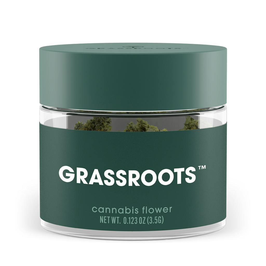 Grassroots Floral Frost Whole Flower 3.5g at Curaleaf Dispensary Ellsworth