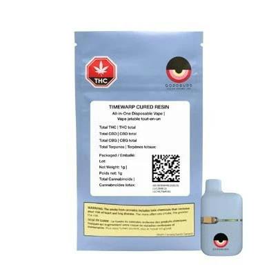 Good Buds Company Timewarp Cured Resin All-In-One Vape 1 x 1g