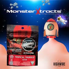 Monster Xtracts - Blaster Naut Gummies - Tropical Thunder - 200MG