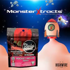 Monster Xtracts - Blaster Naut Gummies - Rocket Melon - 200MG