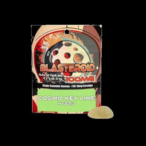 Monster Xtracts - Blasteroid Gummie - Cosmic Key Lime - 100MG