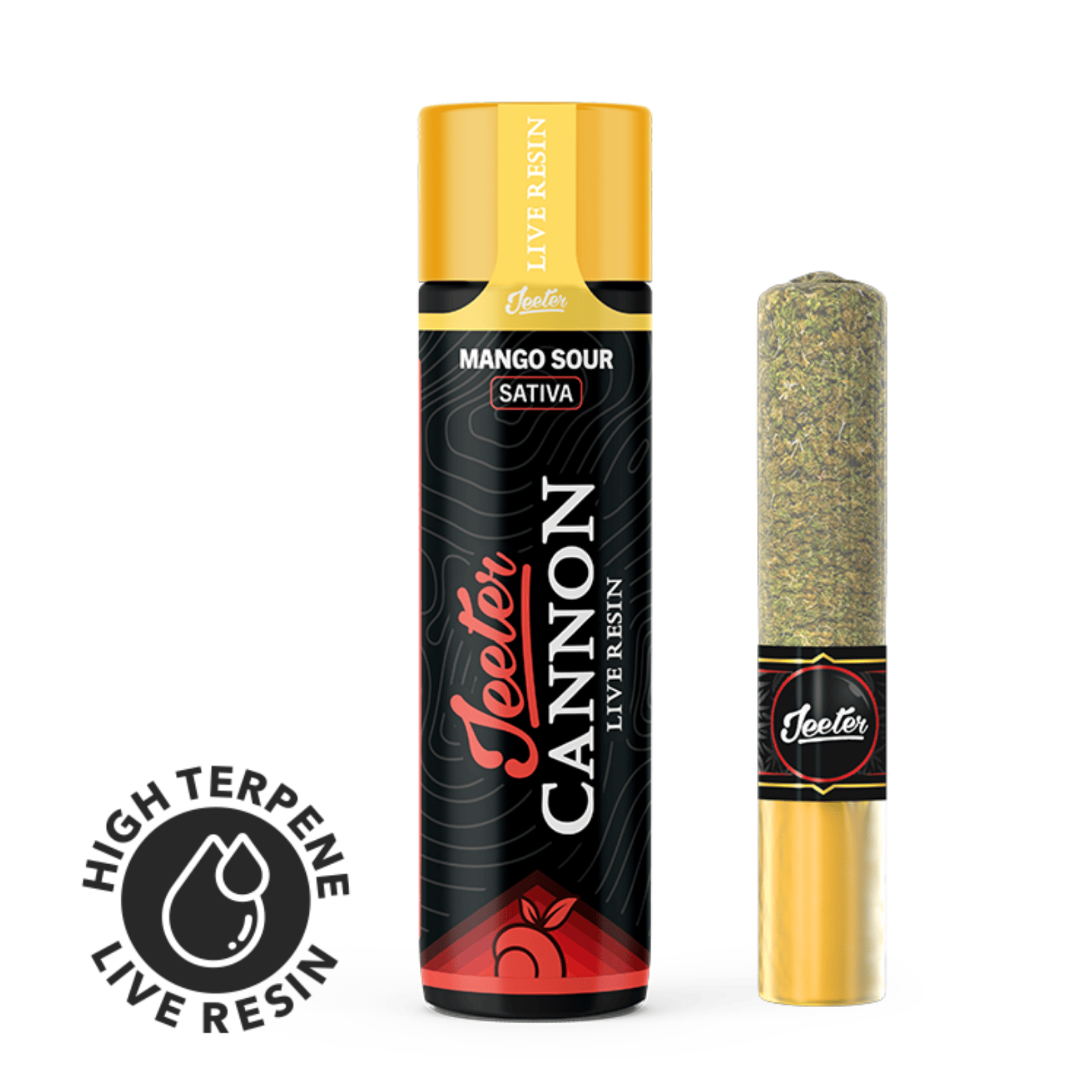 Jeeter - 1.3g Live Resin Baby Cannon - Mango Sour