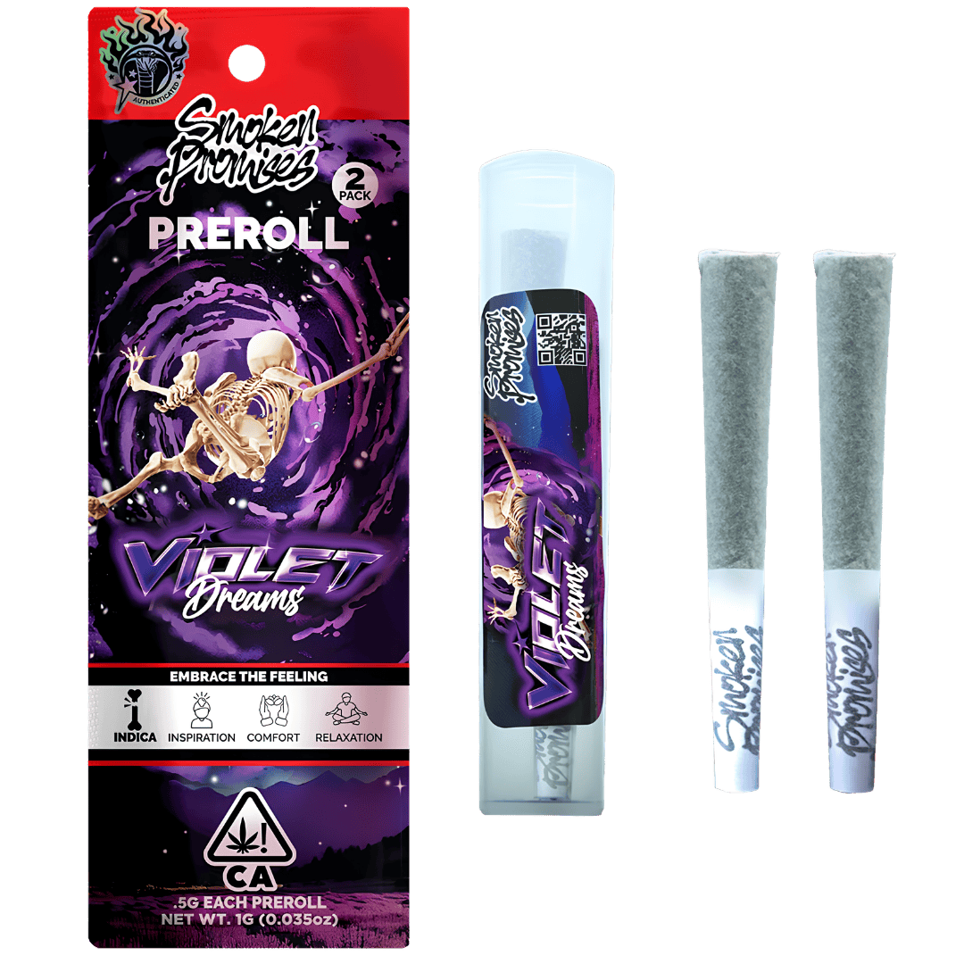 Smoken Promises - 2pk Prerolls - Violet Dreams