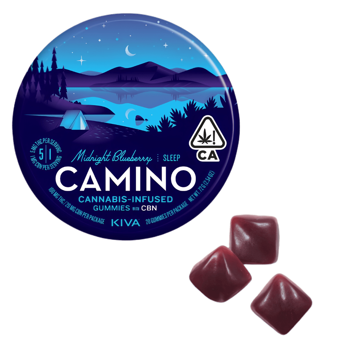 Sleep | Midnight Blueberry THC:CBN 5:1 Gummies | 100mg | 20ct | 5mg/ea